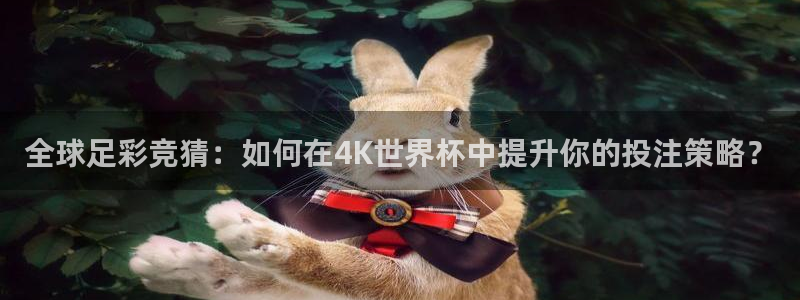 世界杯预选赛欧洲区赛程：全球足彩竞猜：如何在4K世界杯中提升你的投注策略？